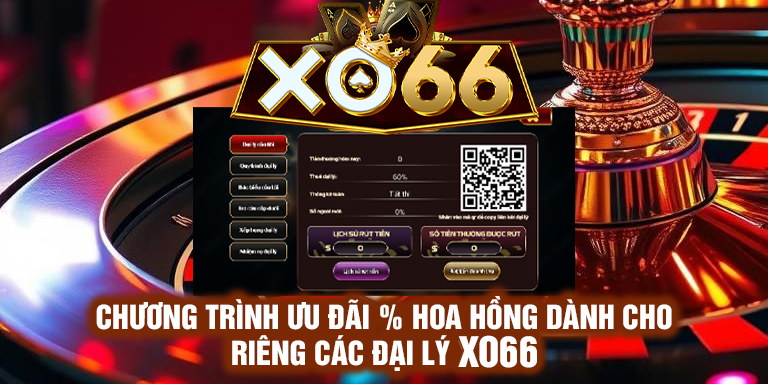 Chương trình ưu đãi _ hoa hồng dành riêng cho các đại lý XO66